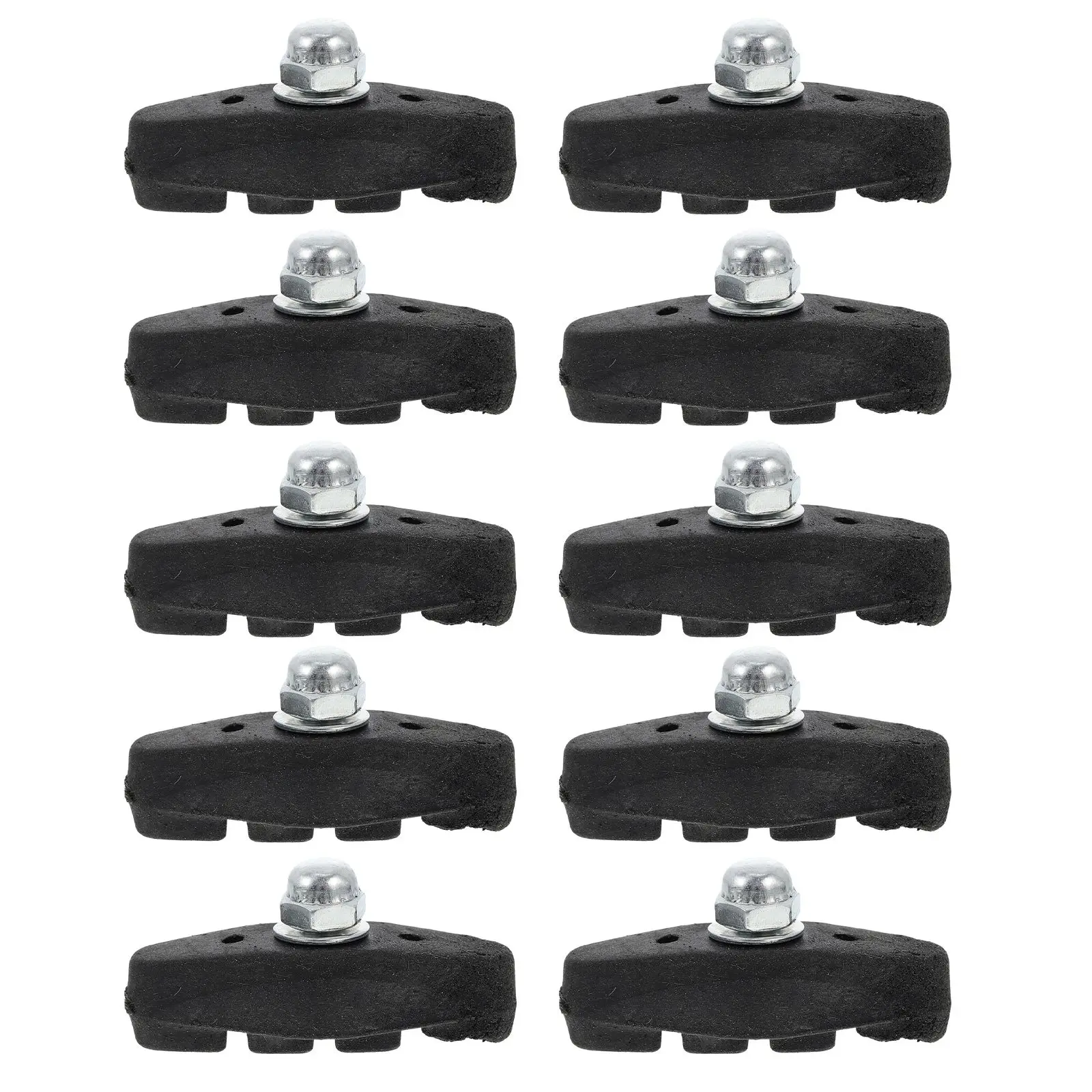 10 Sets Bike Brake Pads Caliper Brakes Disc Calipers Block Rubber Metal Structure Braking Ability Accessories
10 Sets Bike Brake Pads Caliper Brakes Disc Calipers Block Rubber Metal Structure Braking Ability Accessories