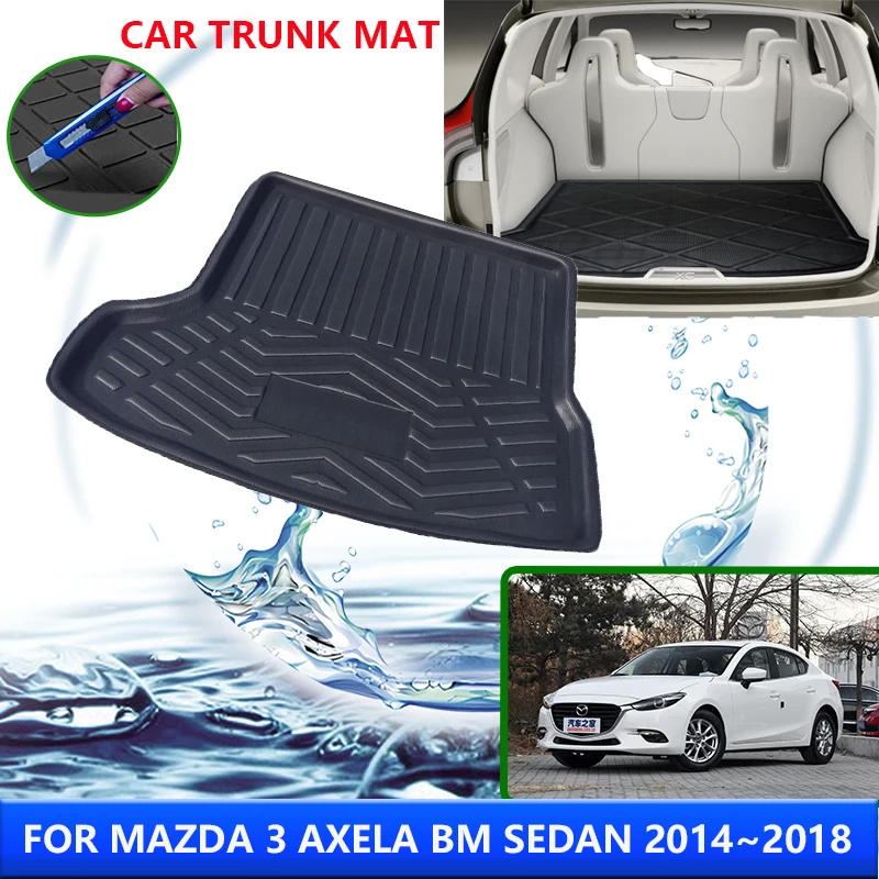 For Mazda 3 Mazda3 Axela BM BN Sedan 2017 2014~2018 Car Trunk Mat High Temperature Resistant Storage Mat Interior Accessories
For Mazda 3 Mazda3 Axela BM BN Sedan 2017 2014~2018 Car Trunk Mat High Temperature Resistant Storage Mat Interior Accessories