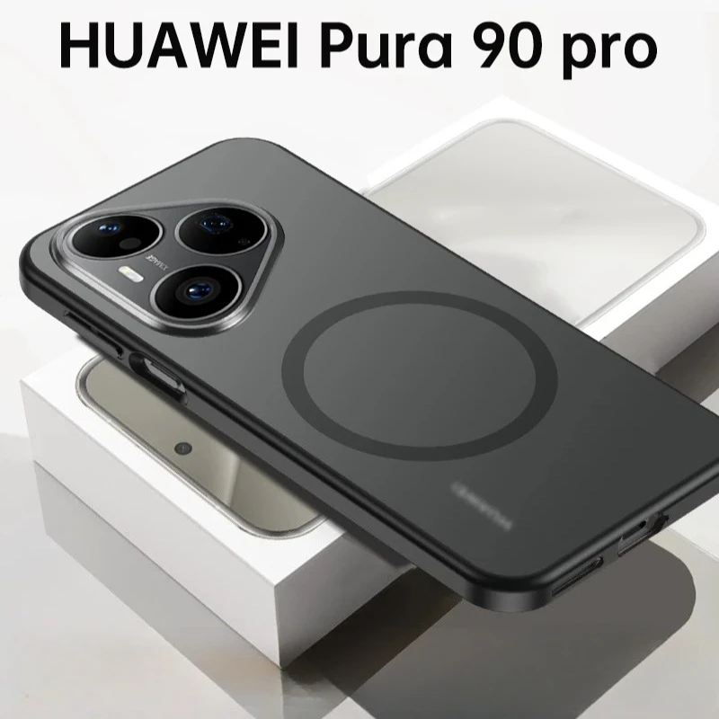 For Pura 90 Pro Max Case for Magsafe Translucent Matte Hard Case for Huawei Pura 90 Pro Magnetic Wireless Charging Acrylic Cover
For Pura 90 Pro Max Case for Magsafe Translucent Matte Hard Case for Huawei Pura 90 Pro Magnetic Wireless Charging Acrylic Cover