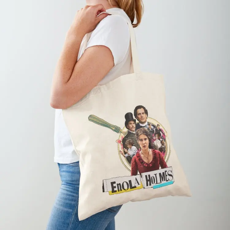 Enola Holmes Movie T-Shirt Tote Bag hand bag ladies Big bag women the tote Shopping bags
Enola Holmes Movie T-Shirt Tote Bag hand bag ladies Big bag women the tote Shopping bags