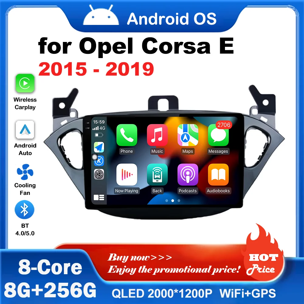 Android Intelligent System Car Video Multimedia Player for Opel Corsa E 2015 - 2019 Split Screen GPS Navigation WiFi DSP Stereo
Android Intelligent System Car Video Multimedia Player for Opel Corsa E 2015 - 2019 Split Screen GPS Navigation WiFi DSP Stereo
