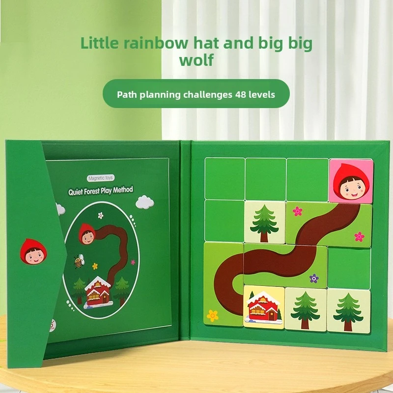 The New Little Rainbow Hat and The Big Bad Wolf Magnetic Book-style Desktop Logic Game Thinking Early Education Puzzle
The New Little Rainbow Hat and The Big Bad Wolf Magnetic Book-style Desktop Logic Game Thinking Early Education Puzzle