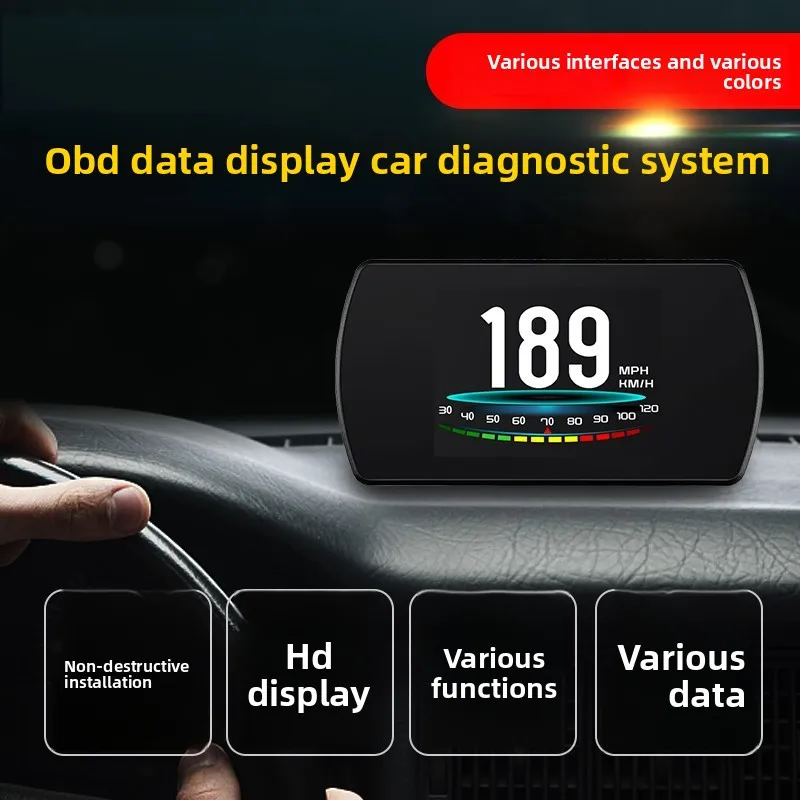 Автомобильный HUD проекционный дисплей высокой четкости автомобильный OBD2 ЖК-дисплей для вождения компьютер скорость многофункциональный стол P12
Автомобильный HUD проекционный дисплей высокой четкости автомобильный OBD2 ЖК-дисплей для вождения компьютер скорость многофункциональный стол P12
