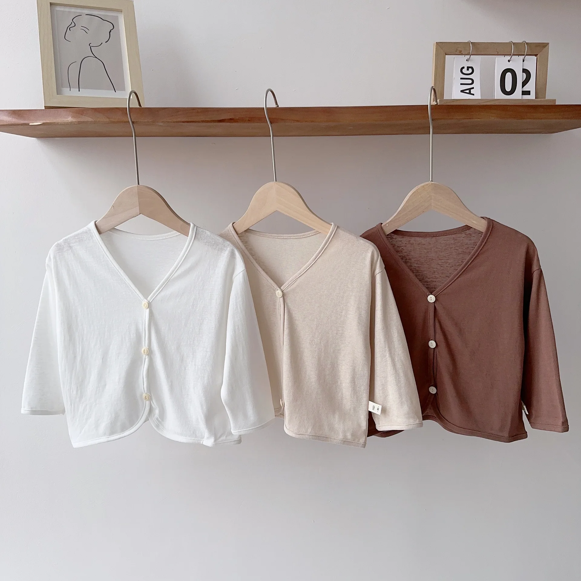 2025 Summer New Baby Solid Cardigan Children Cotton Breathable Sunscreen Jacket Fashion Girls Sun Proof Coat Infant Clothes
2025 Summer New Baby Solid Cardigan Children Cotton Breathable Sunscreen Jacket Fashion Girls Sun Proof Coat Infant Clothes