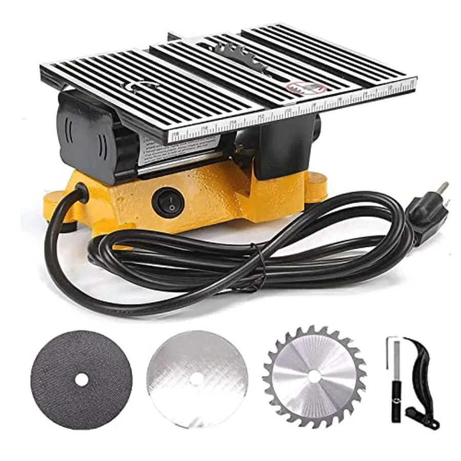 4" Mini Portable Table Saw Mini Hobby Small Cutting Machine Portable Worksite Table Saw for DIY Handmade Wooden Model Crafts Me
4" Mini Portable Table Saw Mini Hobby Small Cutting Machine Portable Worksite Table Saw for DIY Handmade Wooden Model Crafts Me