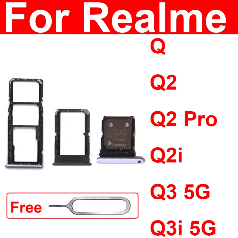 Лоток для SIM-карты для Realme Q5 Q3 Q3i Q2 Q2Pro Q2i Q Адаптер для слота для SIM-карты Держатель лотка для карт Запчасти для ремонта
Лоток для SIM-карты для Realme Q5 Q3 Q3i Q2 Q2Pro Q2i Q Адаптер для слота для SIM-карты Держатель лотка для карт Запчасти для ремонта