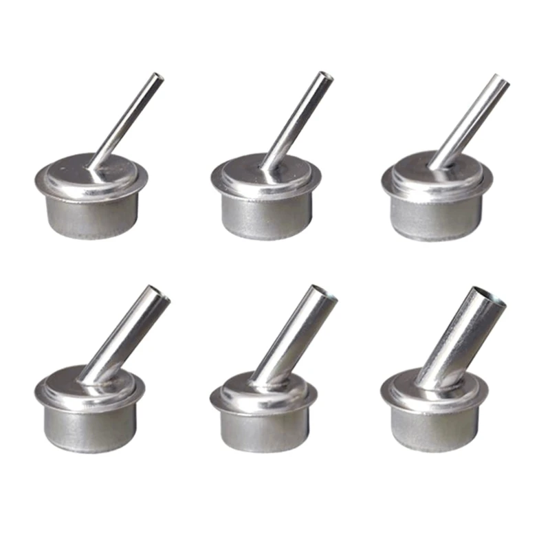 3/4/5/7/8/10mm Curved Heat Nozzle Set 6Pcs 45 Degree Bent Tips for Quick 861 Hot Air Rework Station
3/4/5/7/8/10mm Curved Heat Nozzle Set 6Pcs 45 Degree Bent Tips for Quick 861 Hot Air Rework Station