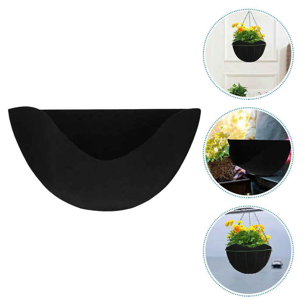 6pcs Flower Basket Liner: Half Round Fabric Planter Liners For Hanging Baskets Reusable Garden Balcony Pot Insert Preventing
6pcs Flower Basket Liner: Half Round Fabric Planter Liners For Hanging Baskets Reusable Garden Balcony Pot Insert Preventing