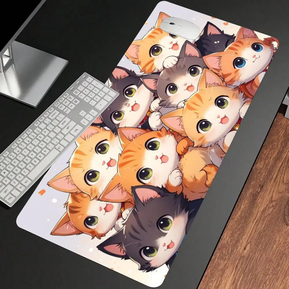 Cute cat mousepad, cartoon and adorable pet deskpads, girlish computer accessories, anti-slip game office pad,desktop decoration
Cute cat mousepad, cartoon and adorable pet deskpads, girlish computer accessories, anti-slip game office pad,desktop decoration