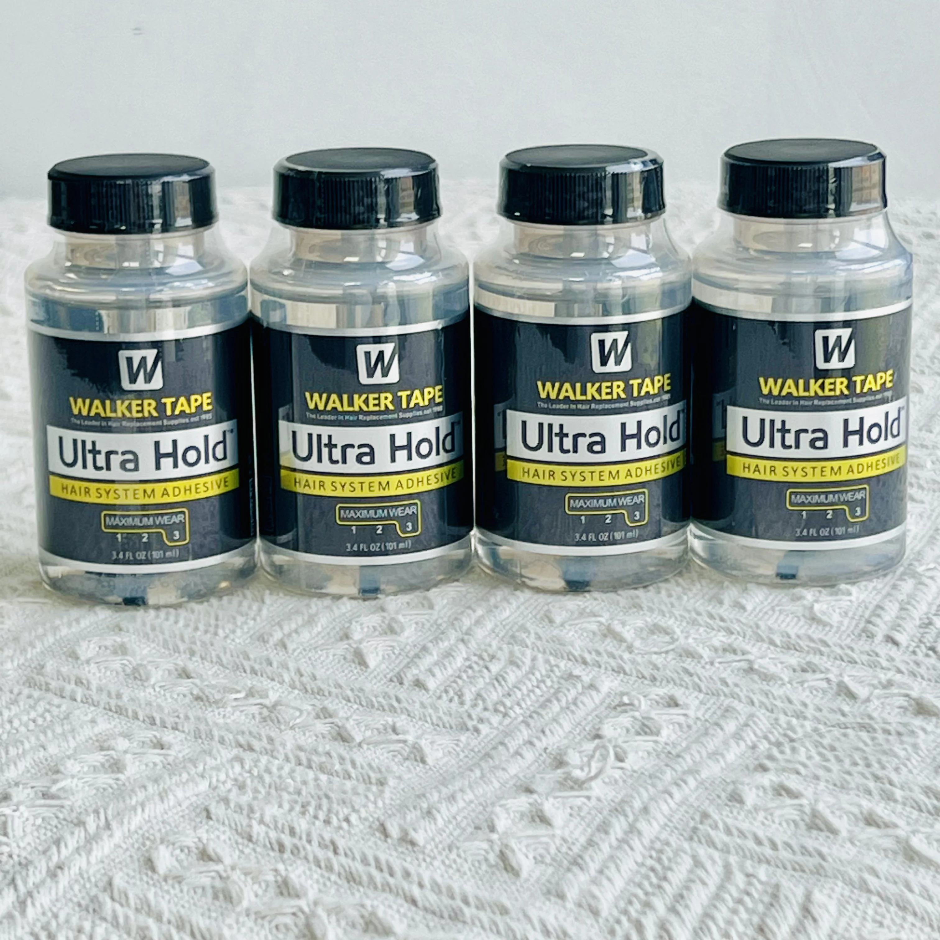 Walker Tape Ultra Hold lace glue 3.4oz/101ml waterproof walker lace hair glue adhesive super glue for lace wig/toupee/closure
Walker Tape Ultra Hold lace glue 3.4oz/101ml waterproof walker lace hair glue adhesive super glue for lace wig/toupee/closure