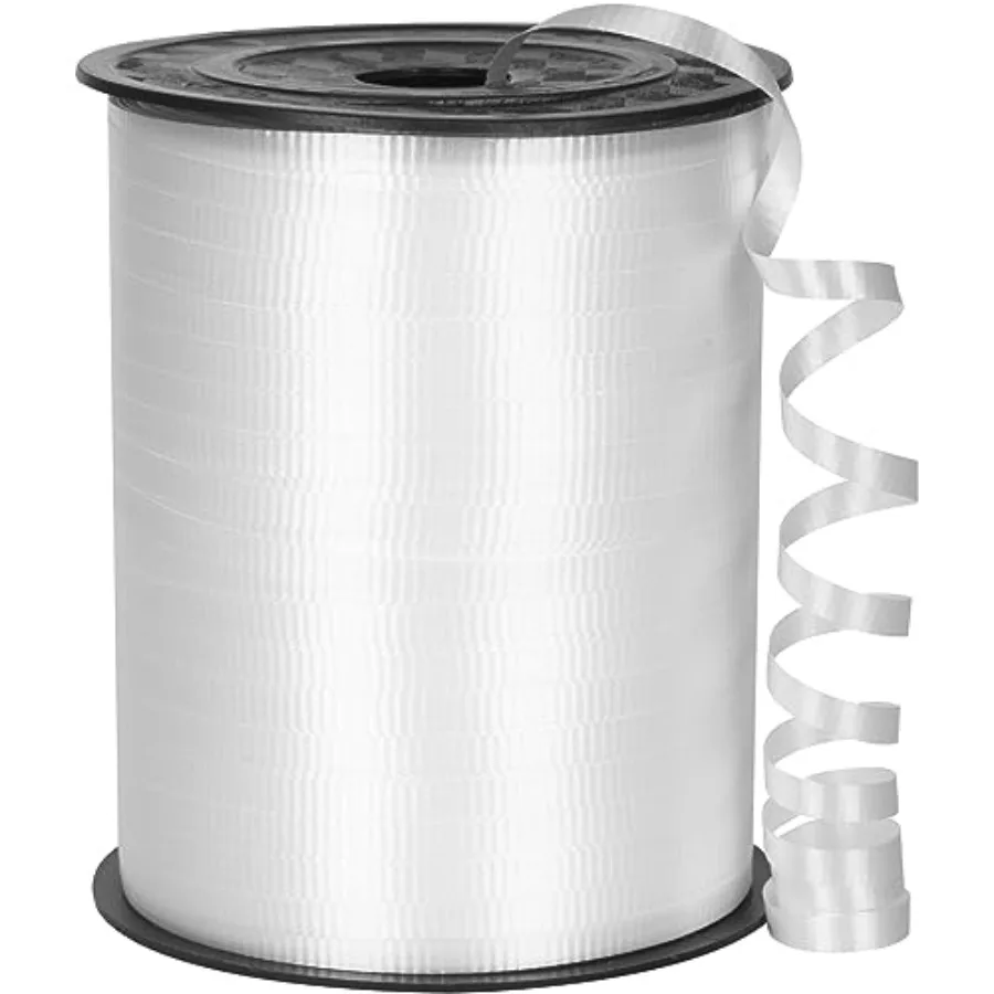 500 Yard White Ribbon, Crimped White Curling Ribbon, Curling Ribbon for Gift Wrapping, Balloon Ribbon, Balloon String, Curly Ri
500 Yard White Ribbon, Crimped White Curling Ribbon, Curling Ribbon for Gift Wrapping, Balloon Ribbon, Balloon String, Curly Ri