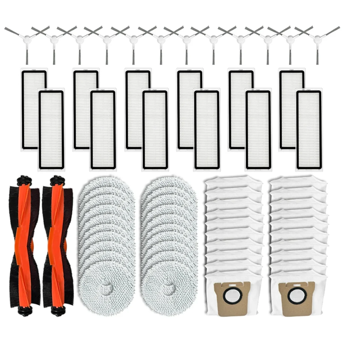 A01M For Xiaomi Robot Vacuum X20+, X10+ / X20 Plus, X10 Plus Parts Main Side Brush Hepa Filter Mop Cloth Dust Bag Accessories
A01M For Xiaomi Robot Vacuum X20+, X10+ / X20 Plus, X10 Plus Parts Main Side Brush Hepa Filter Mop Cloth Dust Bag Accessories