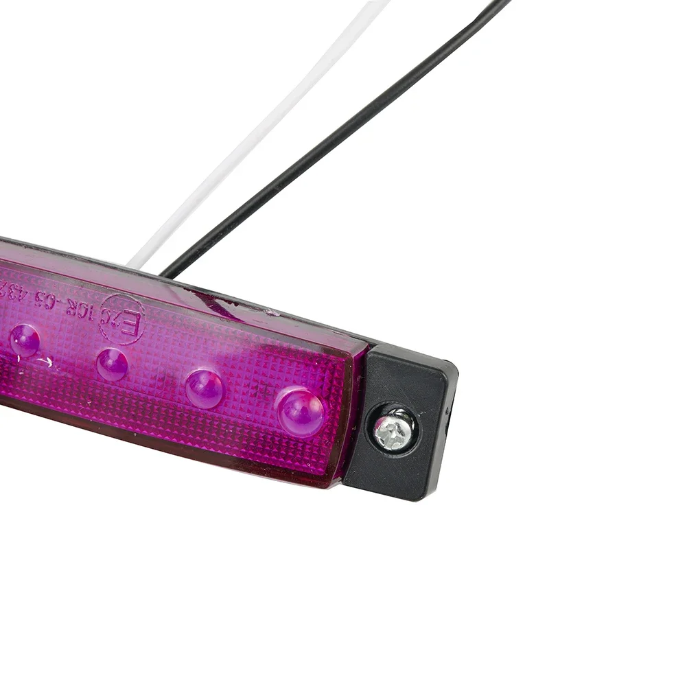 10Pcs Purple 6LED Oblong Boat Truck Trailer Lorry Side Marker Indicators Lights Car Interior Lights Ceiling Lamp DC 12V-24V
10Pcs Purple 6LED Oblong Boat Truck Trailer Lorry Side Marker Indicators Lights Car Interior Lights Ceiling Lamp DC 12V-24V