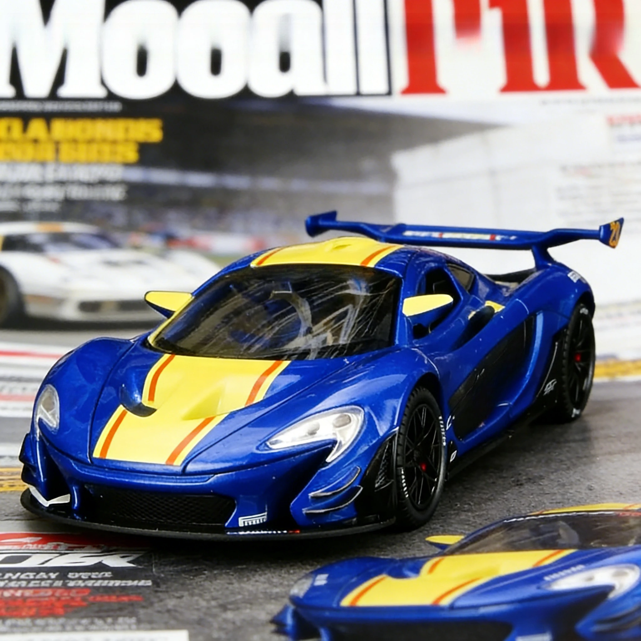 Для 1:22 McLaren P1 GTR Track Edition, модель автомобиля из сплава, коллекция орнаментов, автомобильные двери, могут открыть детскую мощность, звуковая и световая игрушка
Для 1:22 McLaren P1 GTR Track Edition, модель автомобиля из сплава, коллекция орнаментов, автомобильные двери, могут открыть детскую мощность, звуковая и световая игрушка