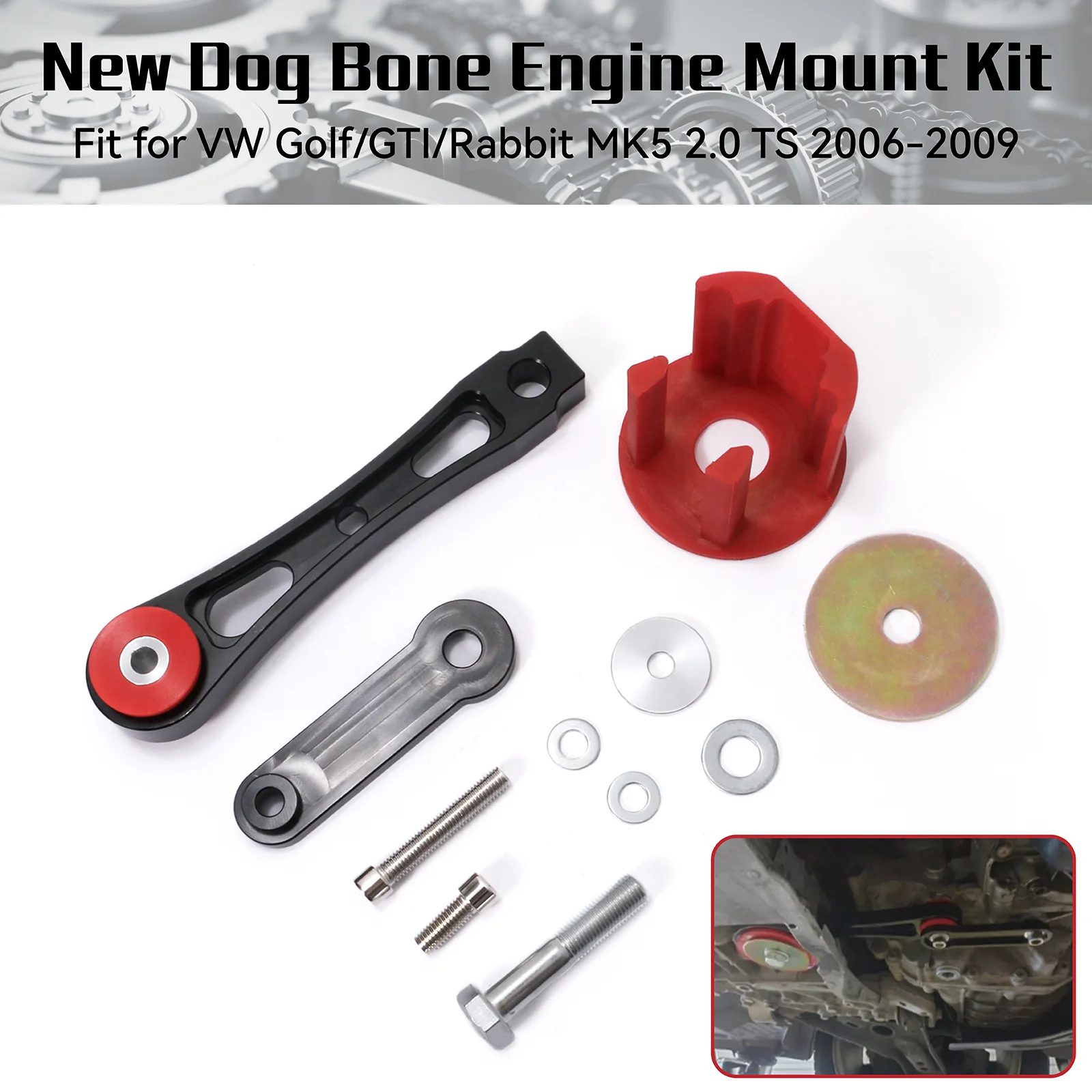 Auto Engine Mount Dog Bone Pendulum Engine Mount +Insert Bushing for VW Golf Gti Jetta MK5 MK6 2.0T Car Accessories
Auto Engine Mount Dog Bone Pendulum Engine Mount +Insert Bushing for VW Golf Gti Jetta MK5 MK6 2.0T Car Accessories