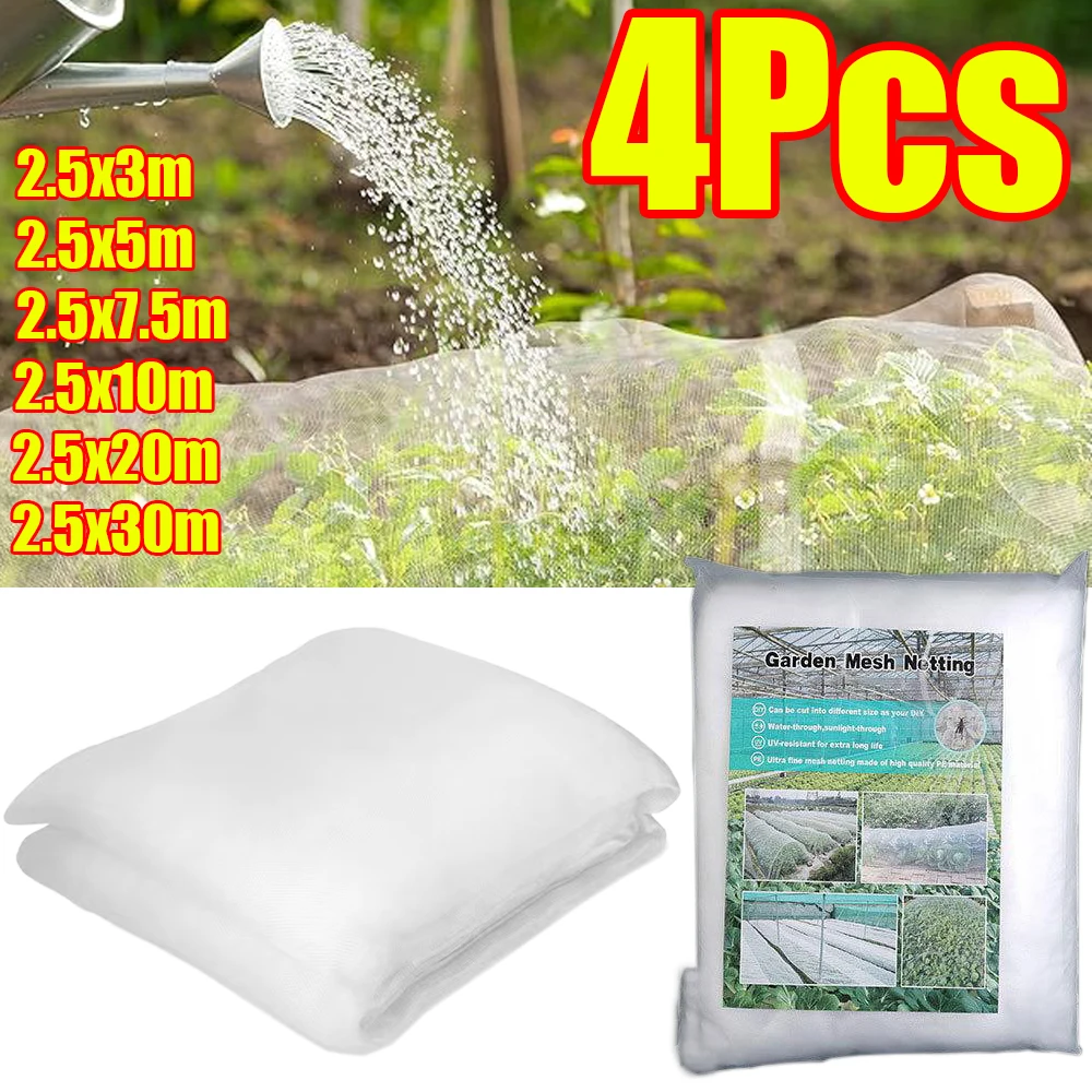 1-4Pcs Insect-proof Net 60 Meshs Insect Protection Net for Vegetable Plants Fruits Flowers Crops Plant Vegetables Fruit Cover
1-4Pcs Insect-proof Net 60 Meshs Insect Protection Net for Vegetable Plants Fruits Flowers Crops Plant Vegetables Fruit Cover