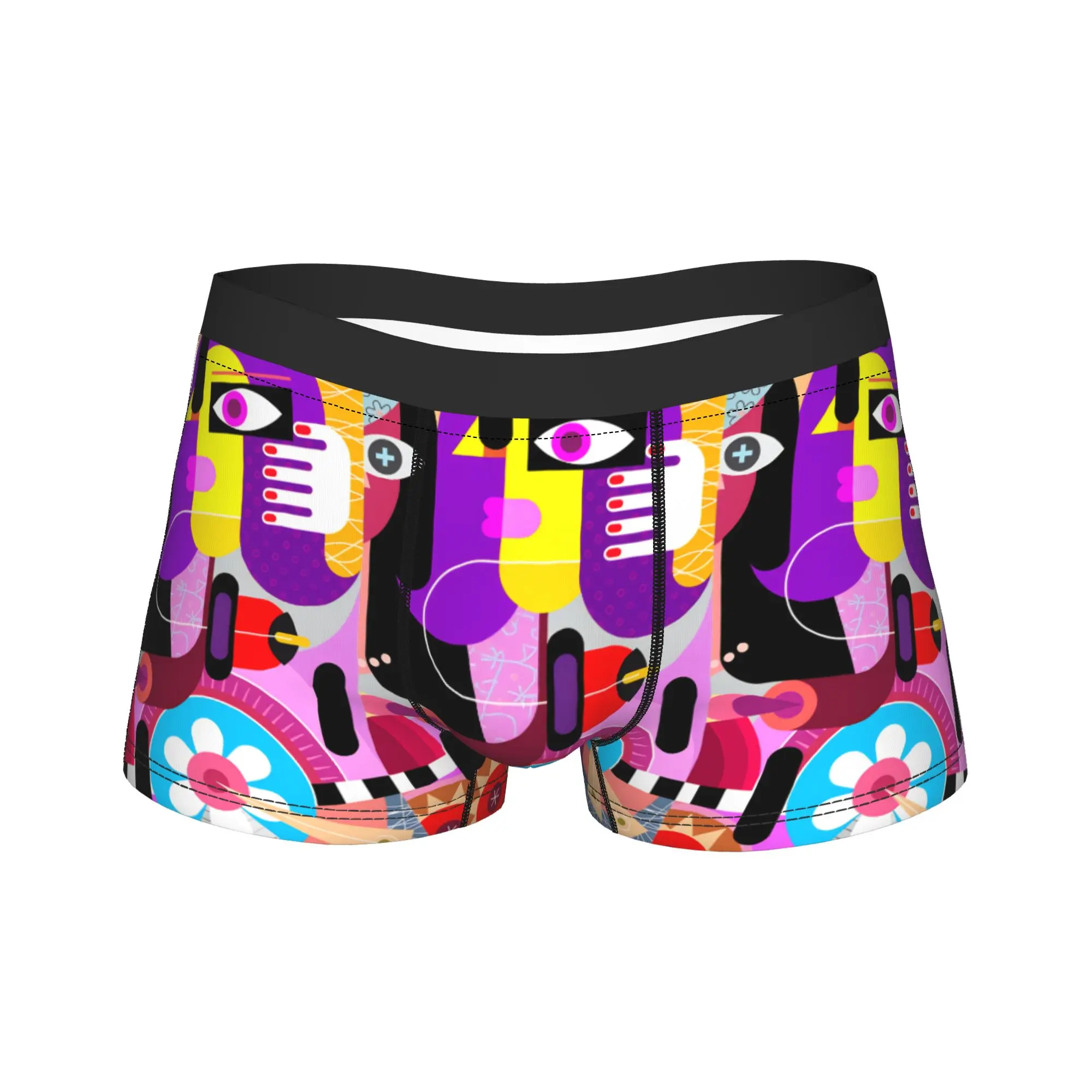 Мужские трусы-боксеры с геометрическим абстрактным принтом, оригинальные боксеры-шорты, трусы больших размеров с принтом
Мужские трусы-боксеры с геометрическим абстрактным принтом, оригинальные боксеры-шорты, трусы больших размеров с принтом