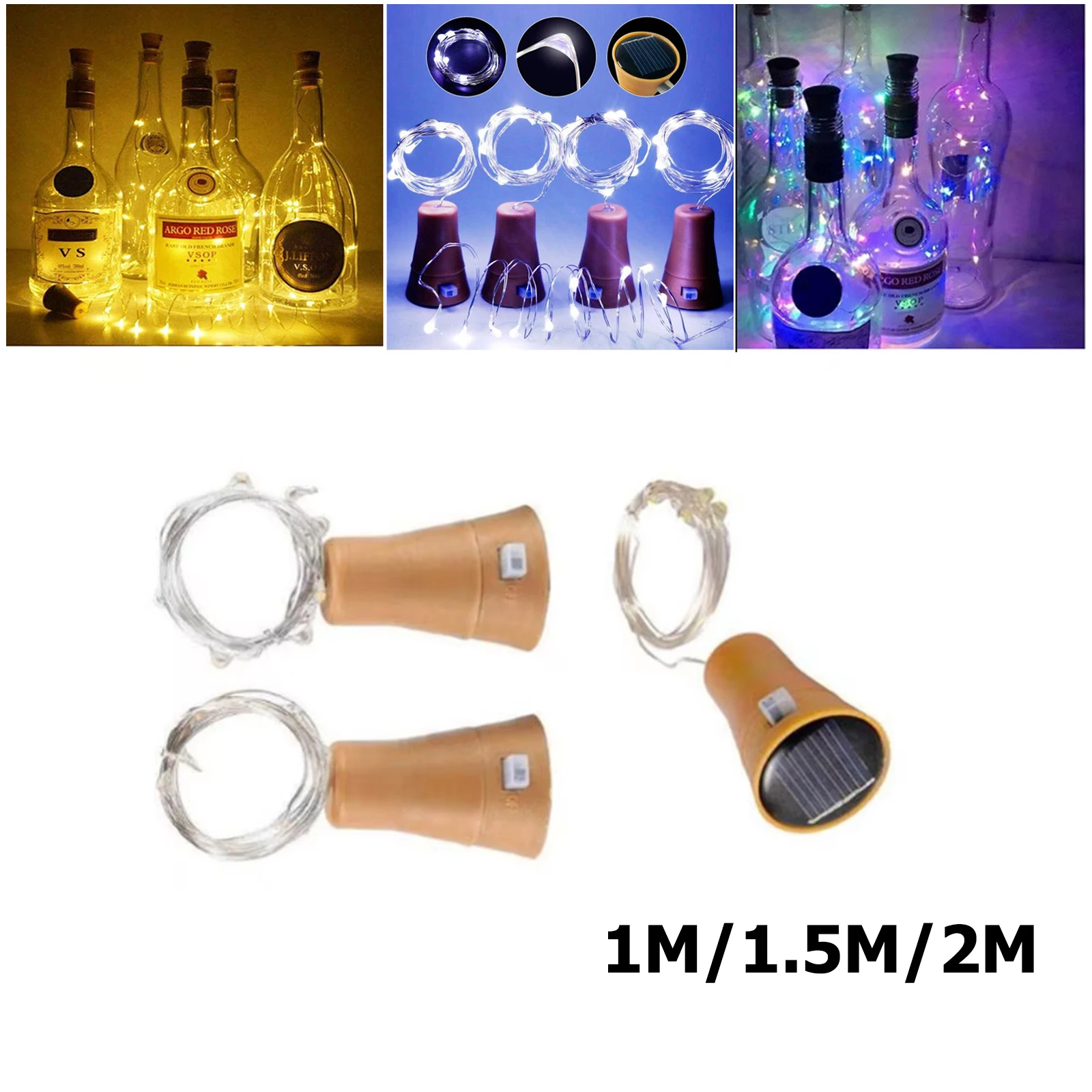 Solar Wine Bottle Led String Fairy Light Garland Wedding Holiday 1m 10leds Christmas Cork For christmas Copper Lights Decoration
Solar Wine Bottle Led String Fairy Light Garland Wedding Holiday 1m 10leds Christmas Cork For christmas Copper Lights Decoration