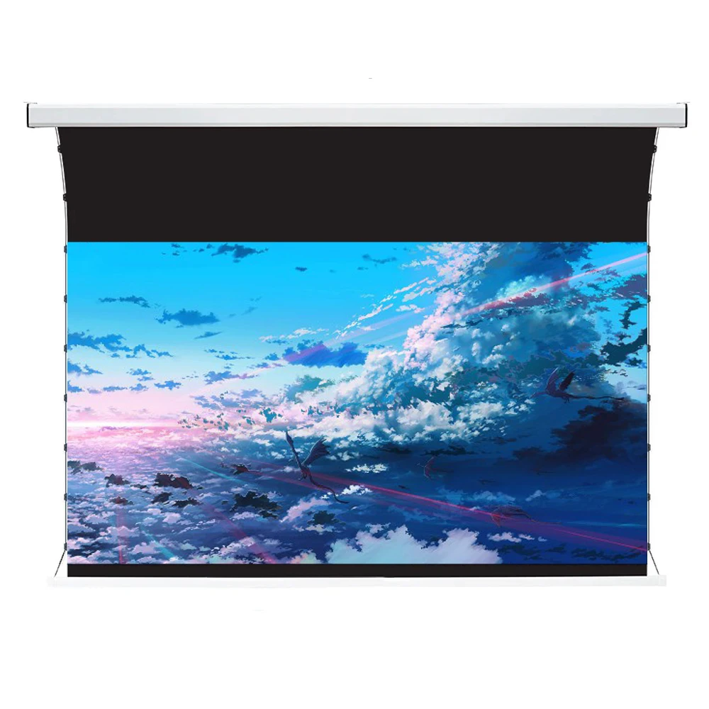 YuTong alr projector screen 130inch 4k Black Obsidian Motorized Drop Down Projector Screen Long Throw Projector laser tv screen
YuTong alr projector screen 130inch 4k Black Obsidian Motorized Drop Down Projector Screen Long Throw Projector laser tv screen