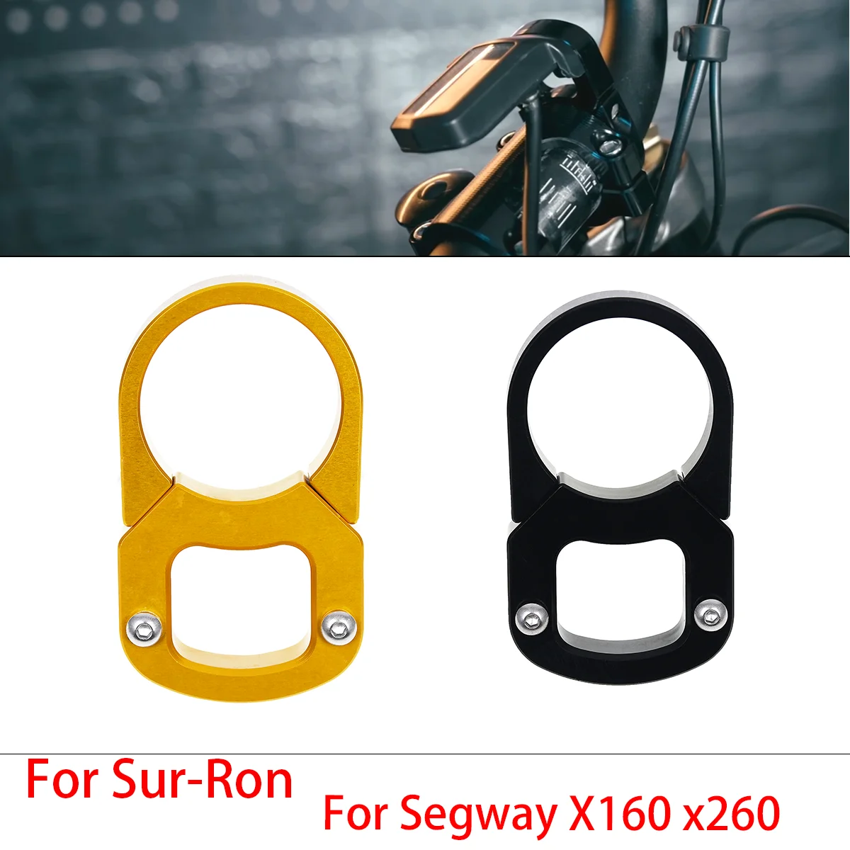 The CNC aluminum digital display mobile bracket protection device for motorcycles is suitable for the Sur Ron X series.
The CNC aluminum digital display mobile bracket protection device for motorcycles is suitable for the Sur Ron X series.