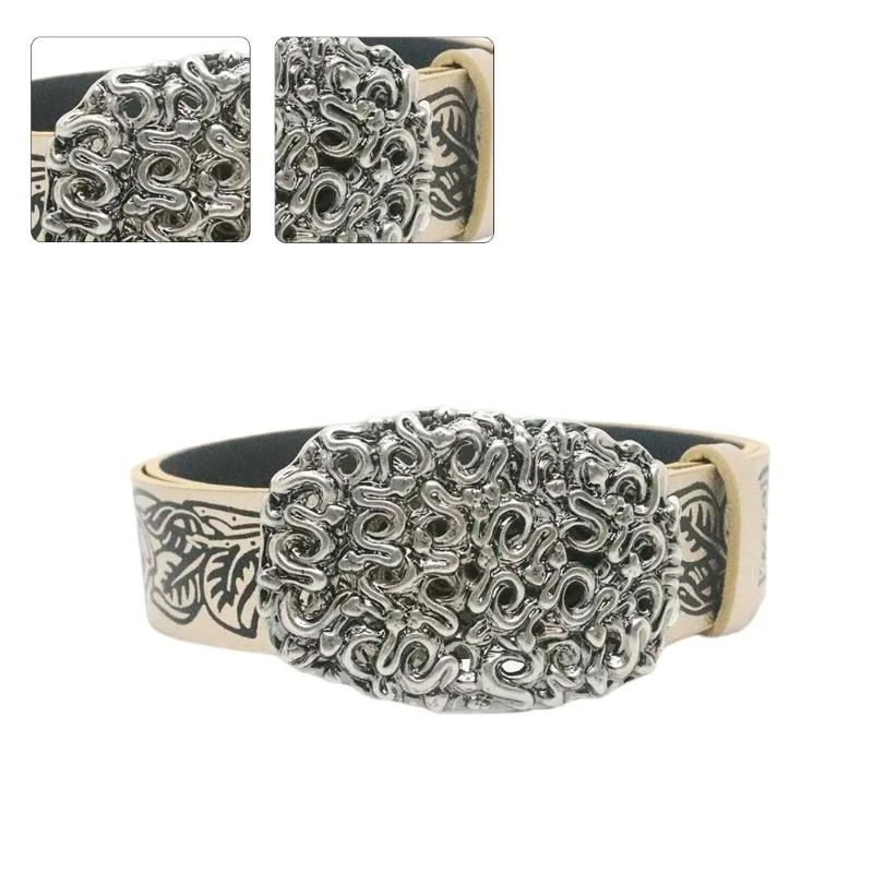 31BB Waist Belt Chain Embossed Floral for Casual Costume Belt for Jeans Dress
31BB Waist Belt Chain Embossed Floral for Casual Costume Belt for Jeans Dress