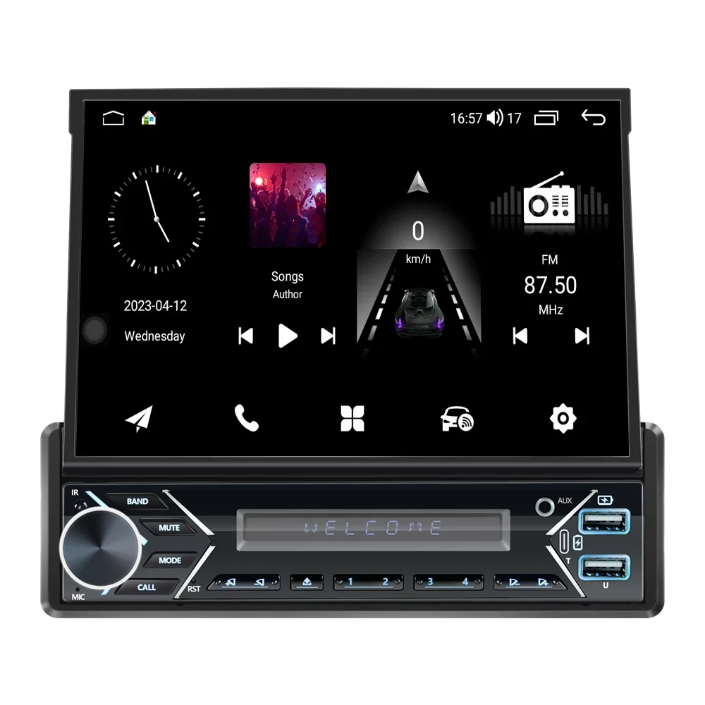 Автомобильное видео Mekede для универсального складного автомобильного радио android auto FM-радио, автомобильная электроника, функция BT
Автомобильное видео Mekede для универсального складного автомобильного радио android auto FM-радио, автомобильная электроника, функция BT