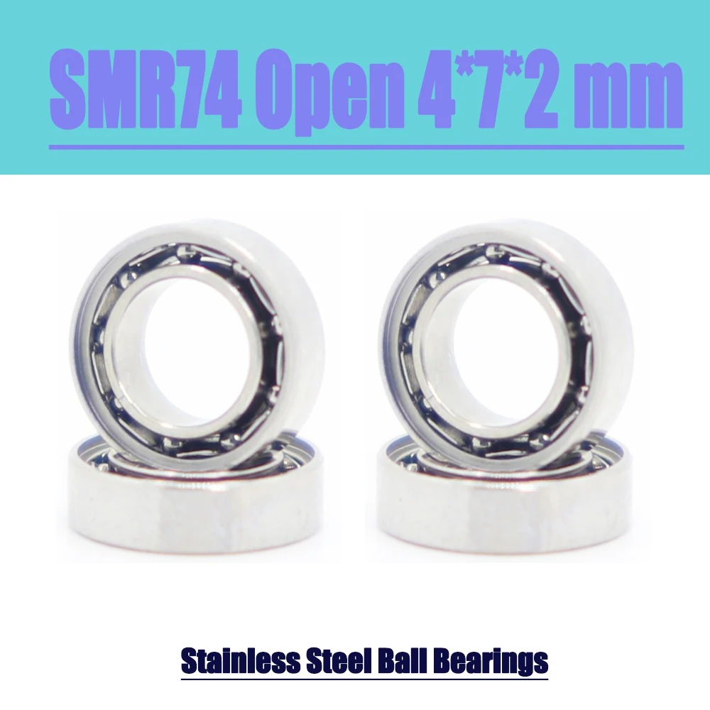 SMR74Z OPEN Bearing 4*7*2 mm ( 10 PCS ) ABEC-1 Stainless Steel Ball Bearings MR74 Open
SMR74Z OPEN Bearing 4*7*2 mm ( 10 PCS ) ABEC-1 Stainless Steel Ball Bearings MR74 Open