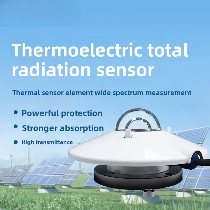 Total Solar Radiation Sensor Thermoelectric Photoelectric Intensifier Outdoor High Precision Transmitter for Monitoring
Total Solar Radiation Sensor Thermoelectric Photoelectric Intensifier Outdoor High Precision Transmitter for Monitoring