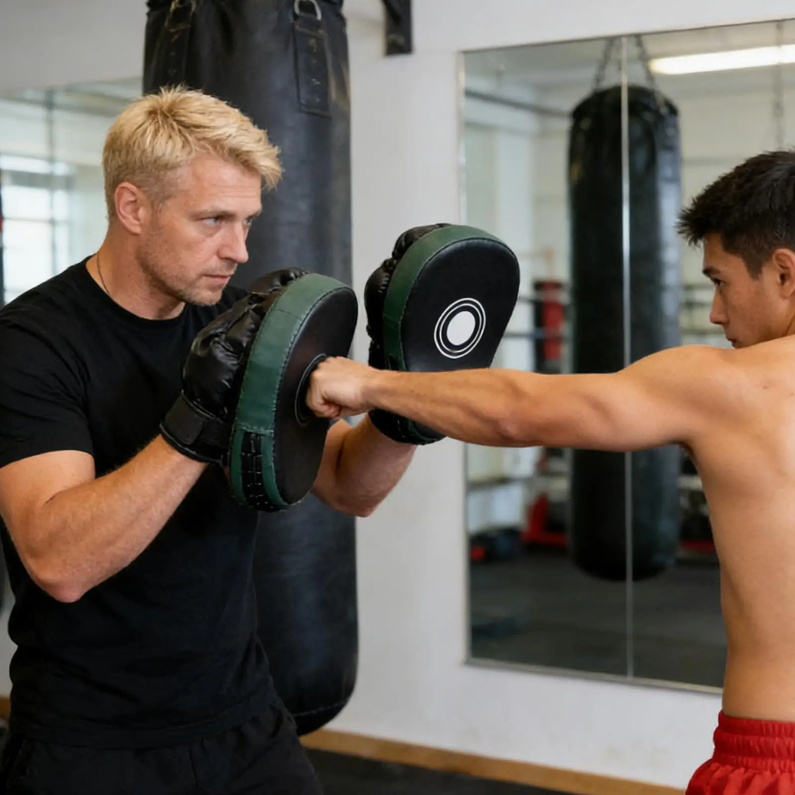 1 шт., боксерские перчатки, ударная площадка, боксерские мишени, боксерские перчатки, подушечки, варежка, боевая ручная мишень, Sandas, тренировочное оборудование для тайского бокса
1 шт., боксерские перчатки, ударная площадка, боксерские мишени, боксерские перчатки, подушечки, варежка, боевая ручная мишень, Sandas, тренировочное оборудование для тайского бокса