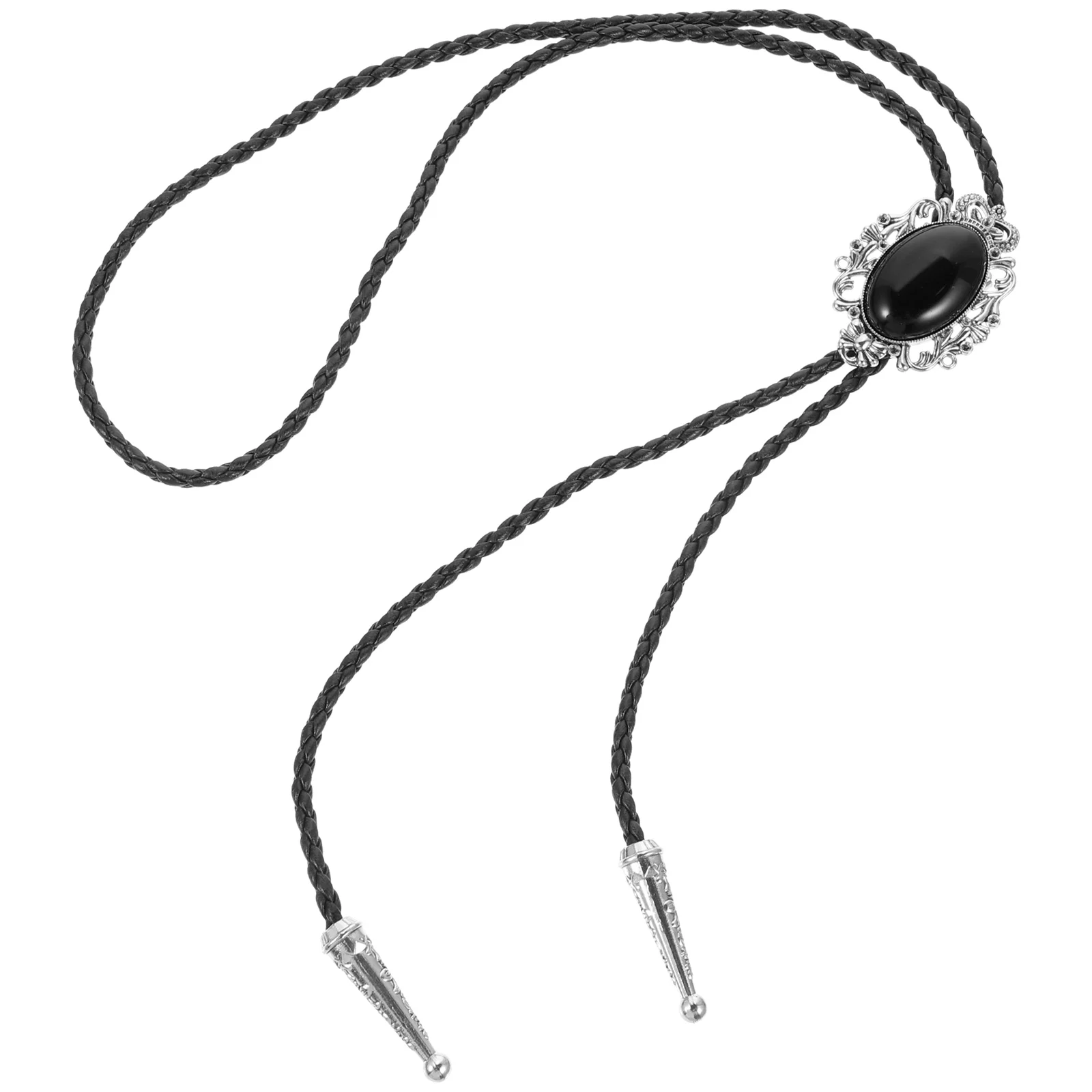 Women'S Vintage Agate Bolo Tie Western Punk Accessories Necklace Chain Fray Resistant Metal Tips Stylish Drape Party Night Out
Women'S Vintage Agate Bolo Tie Western Punk Accessories Necklace Chain Fray Resistant Metal Tips Stylish Drape Party Night Out
