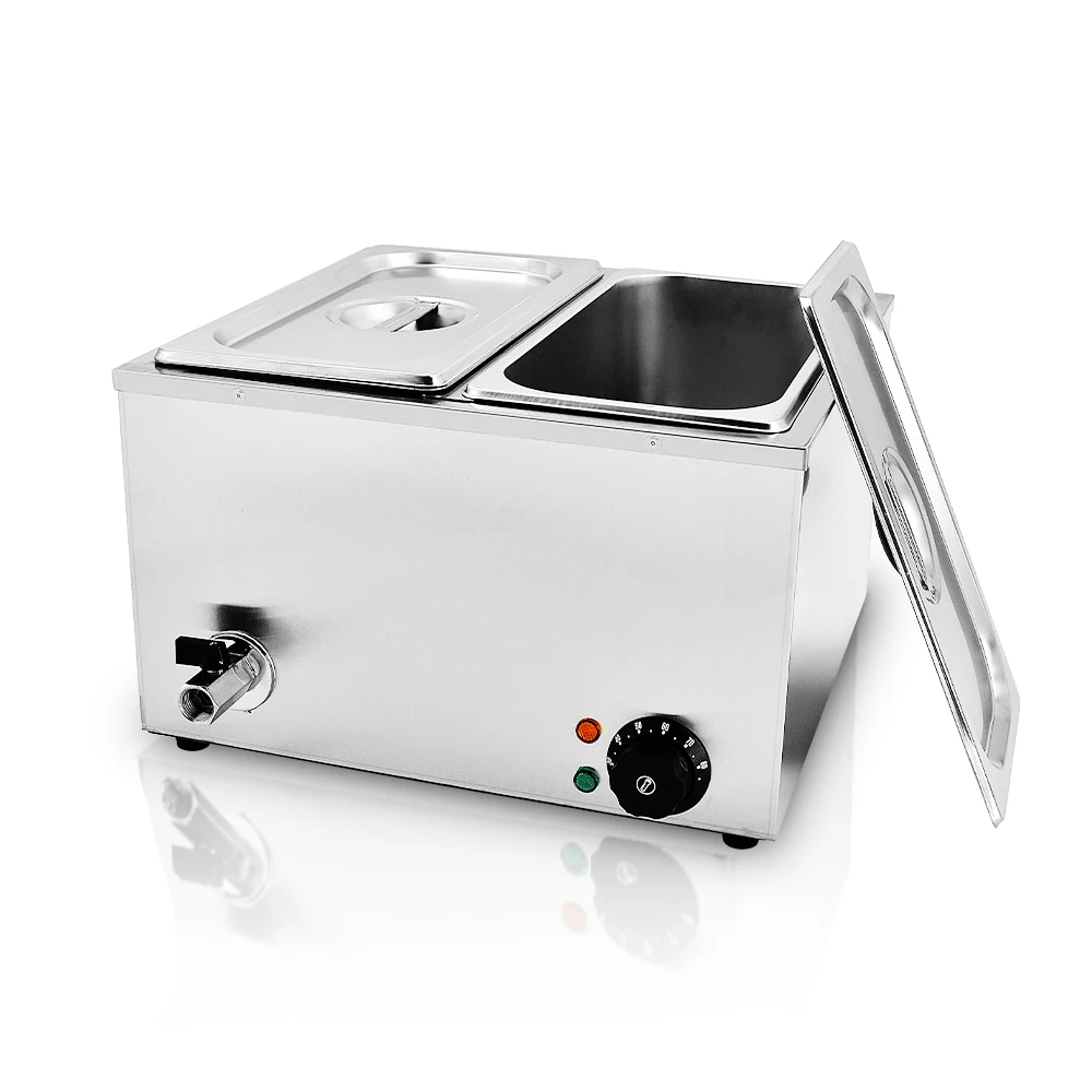 High Quality Restaurant Equipment Kitchen GN Pan Commercial Food Warmer Steam Table Top Bain Marie Display
High Quality Restaurant Equipment Kitchen GN Pan Commercial Food Warmer Steam Table Top Bain Marie Display