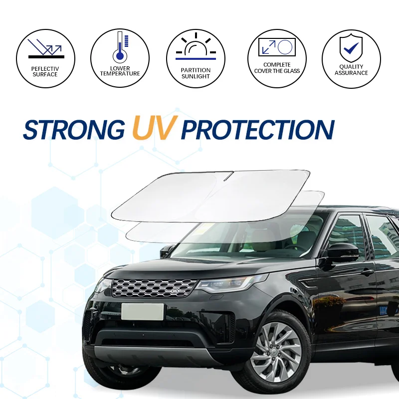 Car Windshield Sun Shade Window Shade Foldable Sun Visor Protector Blocks UV Rays For Discovery 4 Sport Car Summer Accessories
Car Windshield Sun Shade Window Shade Foldable Sun Visor Protector Blocks UV Rays For Discovery 4 Sport Car Summer Accessories