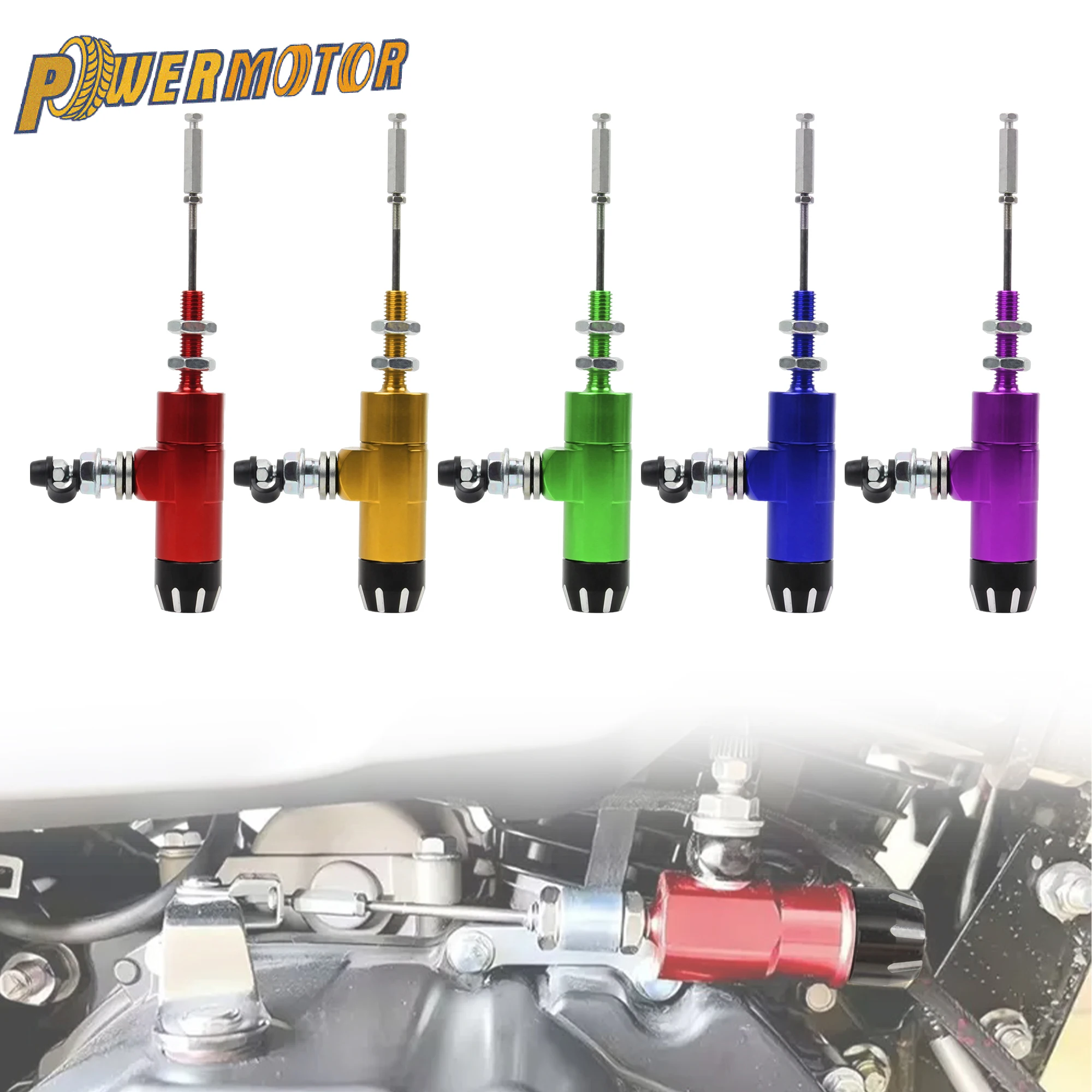 Universal Motorcycle Hydraulic Clutch Performance Brake Master Cylinder Rod System For Honda Yamaha Suzuki Suzuki Modified Parts
Universal Motorcycle Hydraulic Clutch Performance Brake Master Cylinder Rod System For Honda Yamaha Suzuki Suzuki Modified Parts