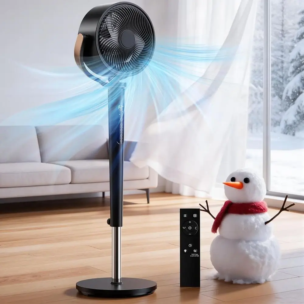 Pedestal an or Bedroom,38-46" Adjustable Height,120°+120°Omnidirectional Oscillating Standing an,Quiet loor an with DC Motor,16
Pedestal an or Bedroom,38-46" Adjustable Height,120°+120°Omnidirectional Oscillating Standing an,Quiet loor an with DC Motor,16