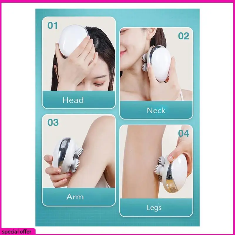 A65Z Hot Compress Massage Waterproof Scalp Massage Instrument Charging Dynamic Kneading Vibration Waterproof Scalp Massage Instr
A65Z Hot Compress Massage Waterproof Scalp Massage Instrument Charging Dynamic Kneading Vibration Waterproof Scalp Massage Instr