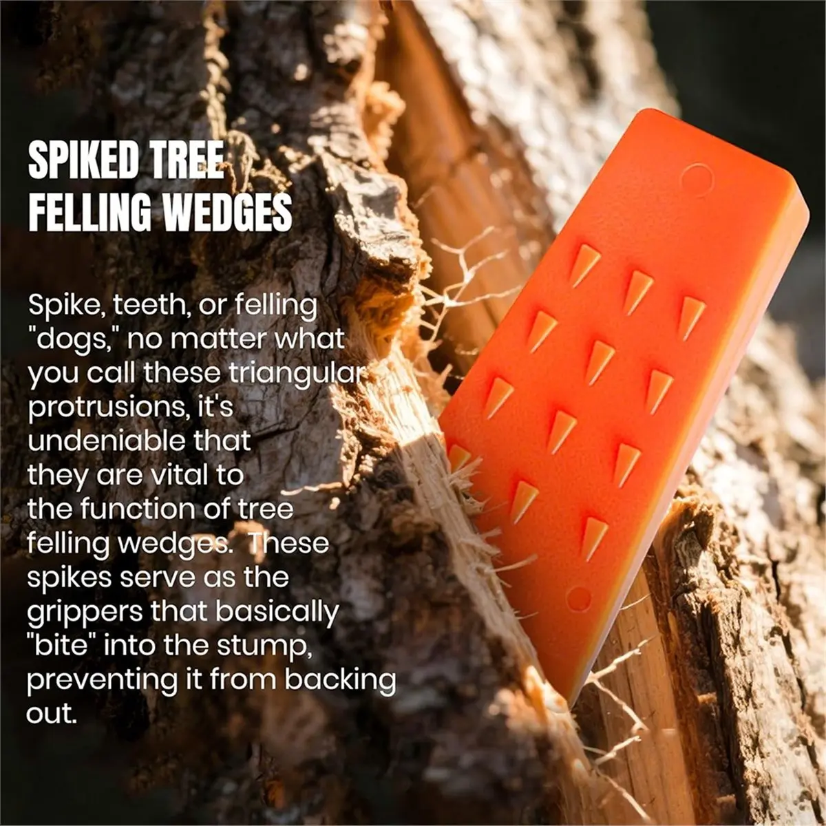 2026 New Tool Tree Felling Wedges with Spikes for Safe Directional Cutting - Includes 8" and 5.5" Sizes
2026 New Tool Tree Felling Wedges with Spikes for Safe Directional Cutting - Includes 8" and 5.5" Sizes