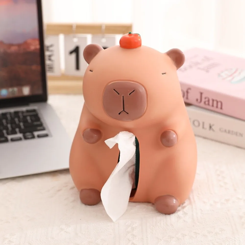 Figure Model Capybara Tissue Box Decorative Tissue Box Ornament Cartoon Collectible Capybara Napkin Holder Home Decoration
Figure Model Capybara Tissue Box Decorative Tissue Box Ornament Cartoon Collectible Capybara Napkin Holder Home Decoration