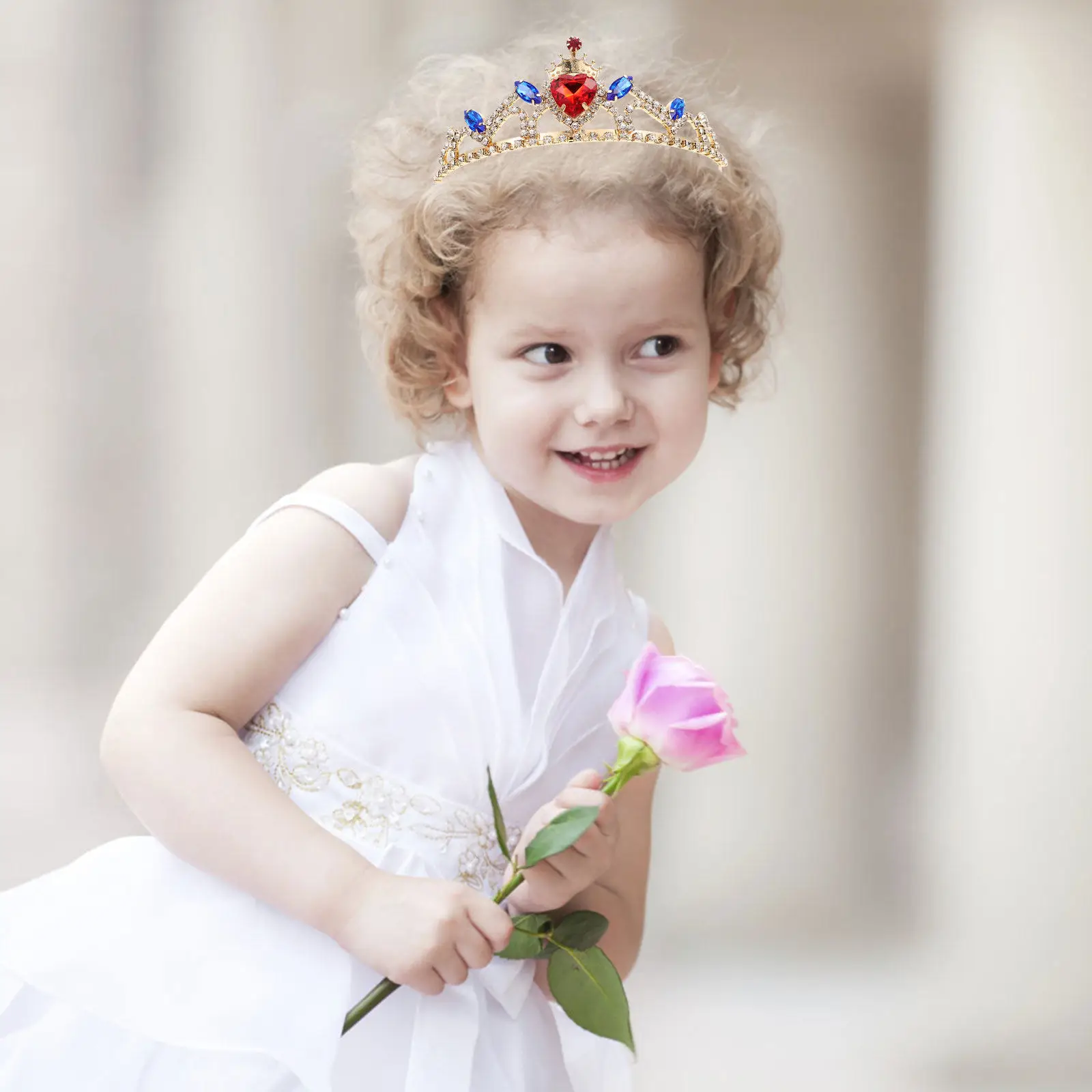 Metal Tiara Headband Crown Hair Hoop Rhinestone Inlaid Princess Hair Accessory Birthday Party
Metal Tiara Headband Crown Hair Hoop Rhinestone Inlaid Princess Hair Accessory Birthday Party