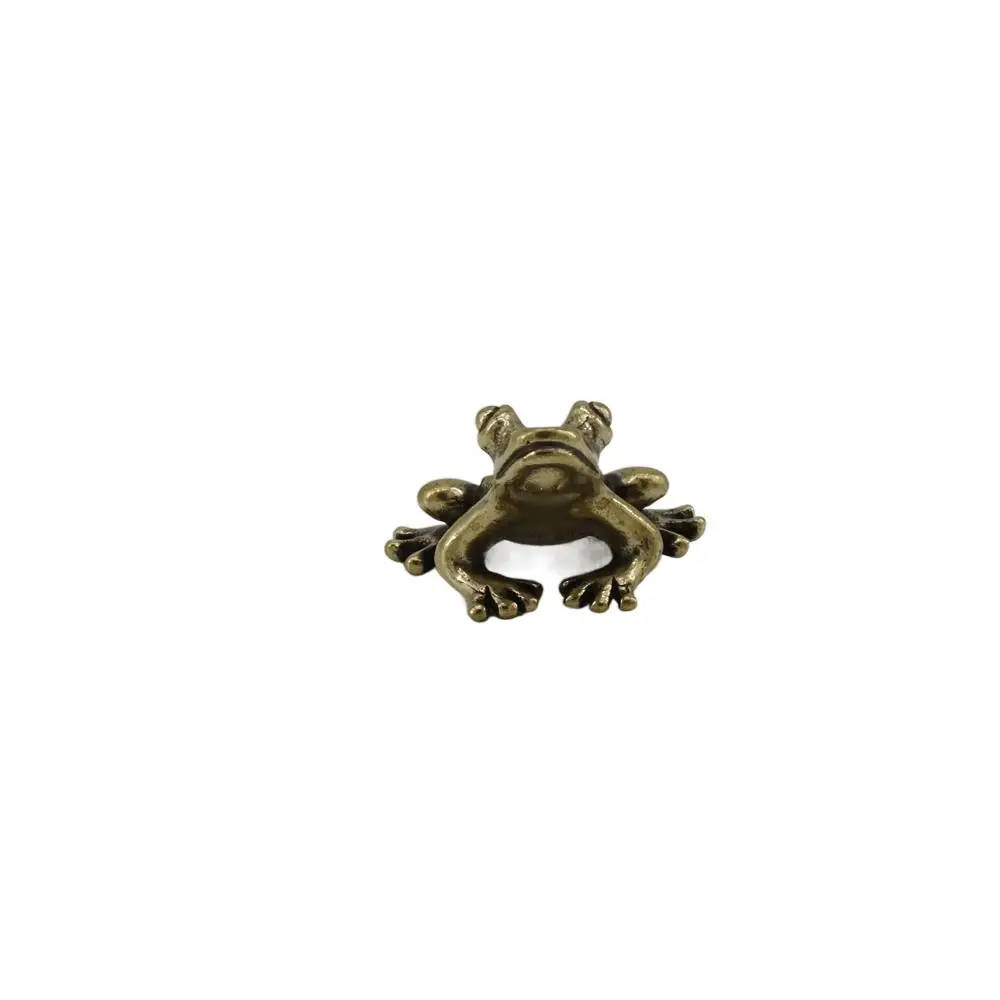 Retro Cute Frog Tea Pet Gifts Handmade Pure Copper Solid Tabletop Ornament Frog Statue Frog Pendant Miniatures Figurines
Retro Cute Frog Tea Pet Gifts Handmade Pure Copper Solid Tabletop Ornament Frog Statue Frog Pendant Miniatures Figurines