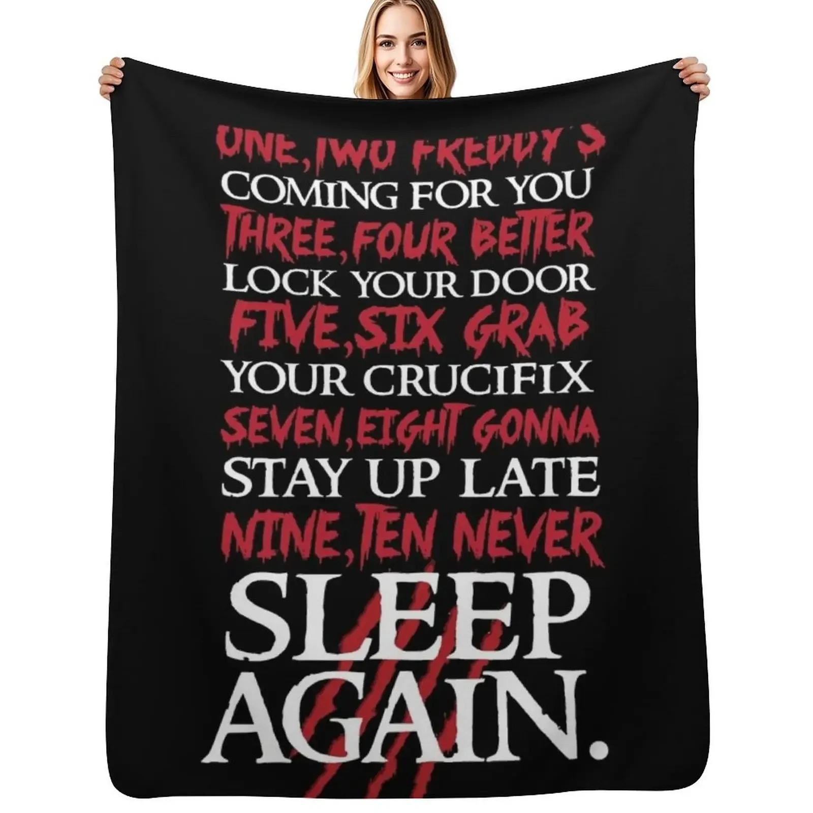 1, 2 Freddy&x27;s Coming For You... Essential T-Shirt.png Throw Blanket Personalized Gift Multi-Purpose Sofas Blanket
1, 2 Freddy&x27;s Coming For You... Essential T-Shirt.png Throw Blanket Personalized Gift Multi-Purpose Sofas Blanket