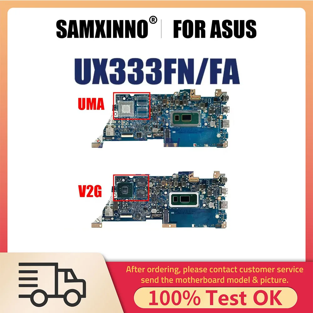 Notebook Mainboard For ASUS UX333FN UX333FA BX333FA BX333FN RX333FA RX333FN Laptop Motherboard I3 I5 I7 8th Gen CPU 8G RAM
Notebook Mainboard For ASUS UX333FN UX333FA BX333FA BX333FN RX333FA RX333FN Laptop Motherboard I3 I5 I7 8th Gen CPU 8G RAM