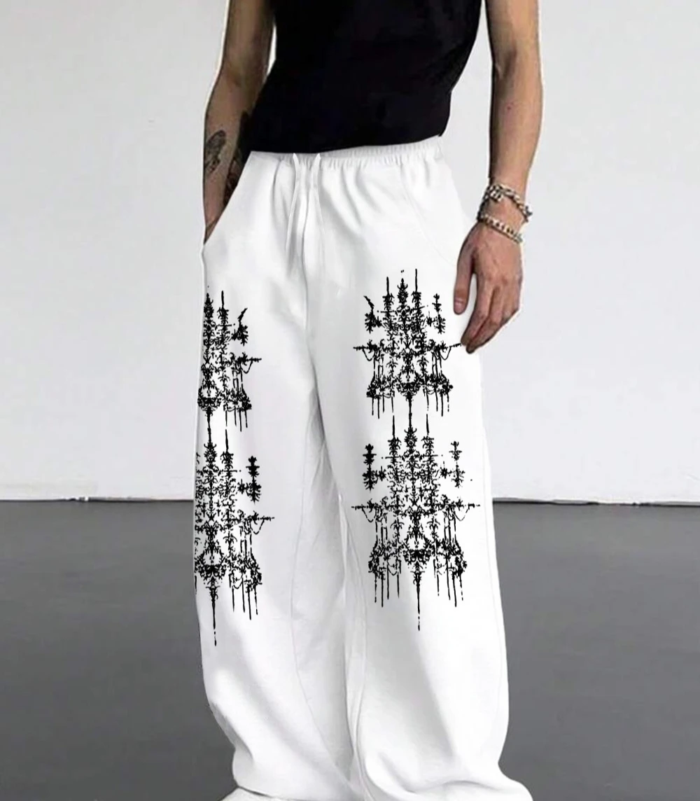 Dark-style YK2 Men's Casual Sports Loose Straight Leg Pants, Jogging Straight Leg Pants All Seasons Streetwear Sports Pants
Dark-style YK2 Men's Casual Sports Loose Straight Leg Pants, Jogging Straight Leg Pants All Seasons Streetwear Sports Pants