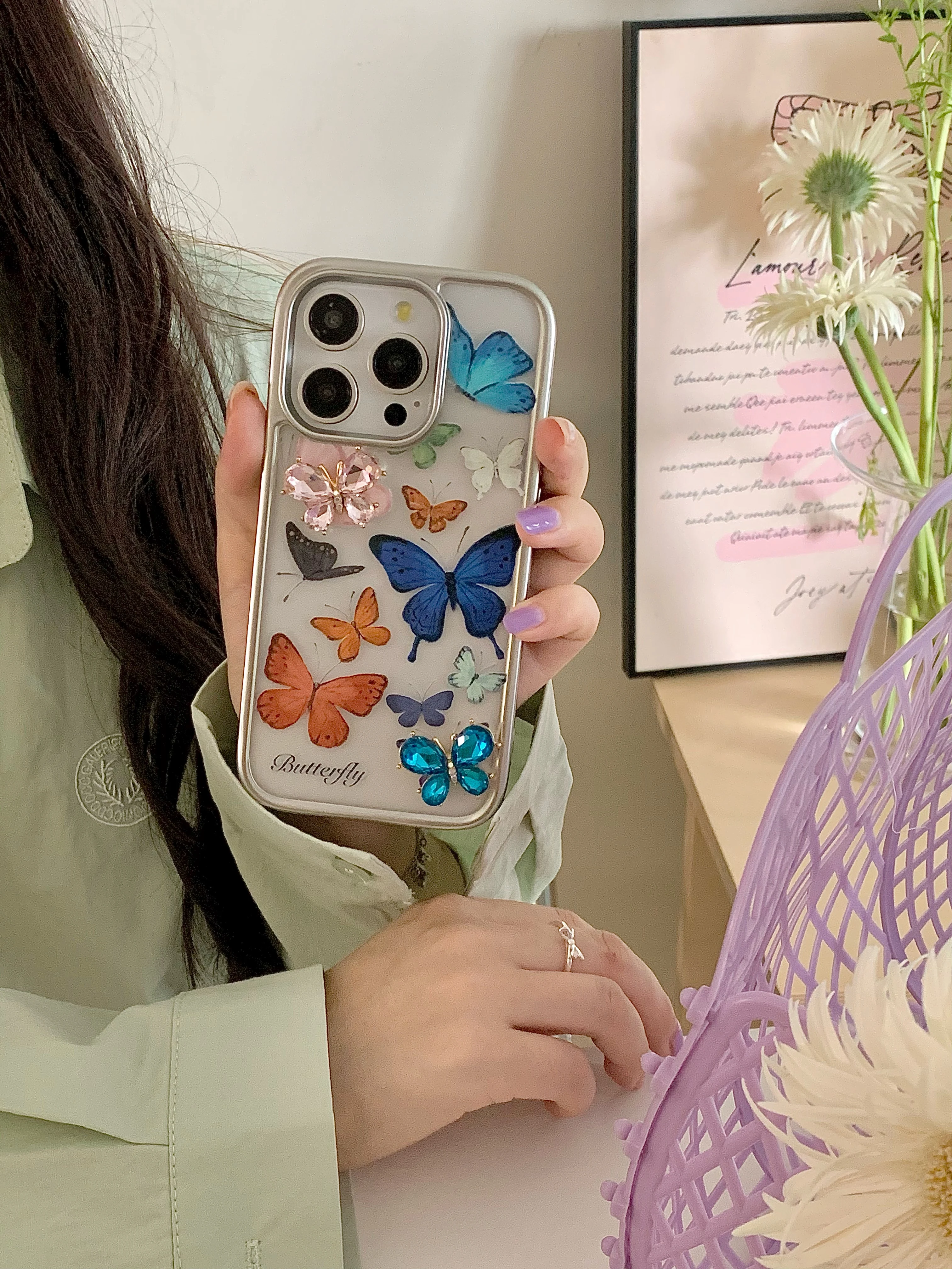 INS Korae Japan Butterfly Phone Case for Iphone 11 12 13 14 15 Pro Max Colored Butterfly Specimen Full Coverage Phone Cover
INS Korae Japan Butterfly Phone Case for Iphone 11 12 13 14 15 Pro Max Colored Butterfly Specimen Full Coverage Phone Cover