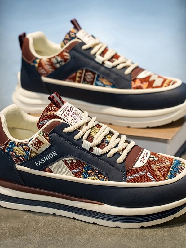 Men's Breathable Embroidered Sports Shoes Thick Bottom Casual Style Spring Autumn New Arrival Korean Version round Toe ...
Men's Breathable Embroidered Sports Shoes Thick Bottom Casual Style Spring Autumn New Arrival Korean Version round Toe ...