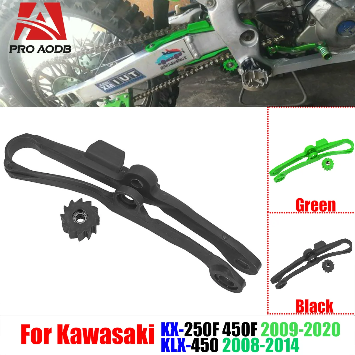 For KAWASAKI Motorcycle KX250F 450F KLX450 KX250F 450F KLX-450 KX250F 450F 2009-2020 Durable Chain Slider Guide Swingarm Roller
For KAWASAKI Motorcycle KX250F 450F KLX450 KX250F 450F KLX-450 KX250F 450F 2009-2020 Durable Chain Slider Guide Swingarm Roller