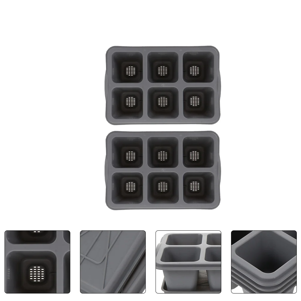 2Pcs Small Succulent Flower Pot Saucer Germination Planter Plastic 6Grid Garden Bedroom Living Room Kitchen Window Decor
2Pcs Small Succulent Flower Pot Saucer Germination Planter Plastic 6Grid Garden Bedroom Living Room Kitchen Window Decor