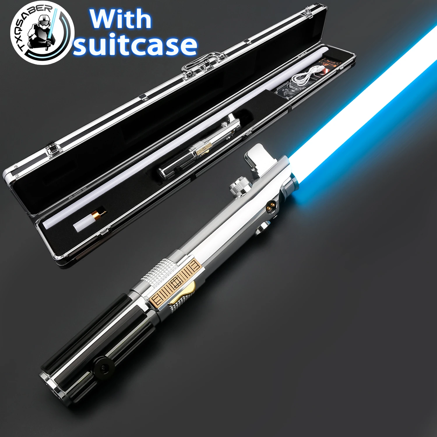 TXQSABER With Metal Suitcase LukeEP6 Sith Revan VaderEP5 Neo Pixel Proffie Smooth Swing Lightsaber Force Light Saber Laser Sword
TXQSABER With Metal Suitcase LukeEP6 Sith Revan VaderEP5 Neo Pixel Proffie Smooth Swing Lightsaber Force Light Saber Laser Sword