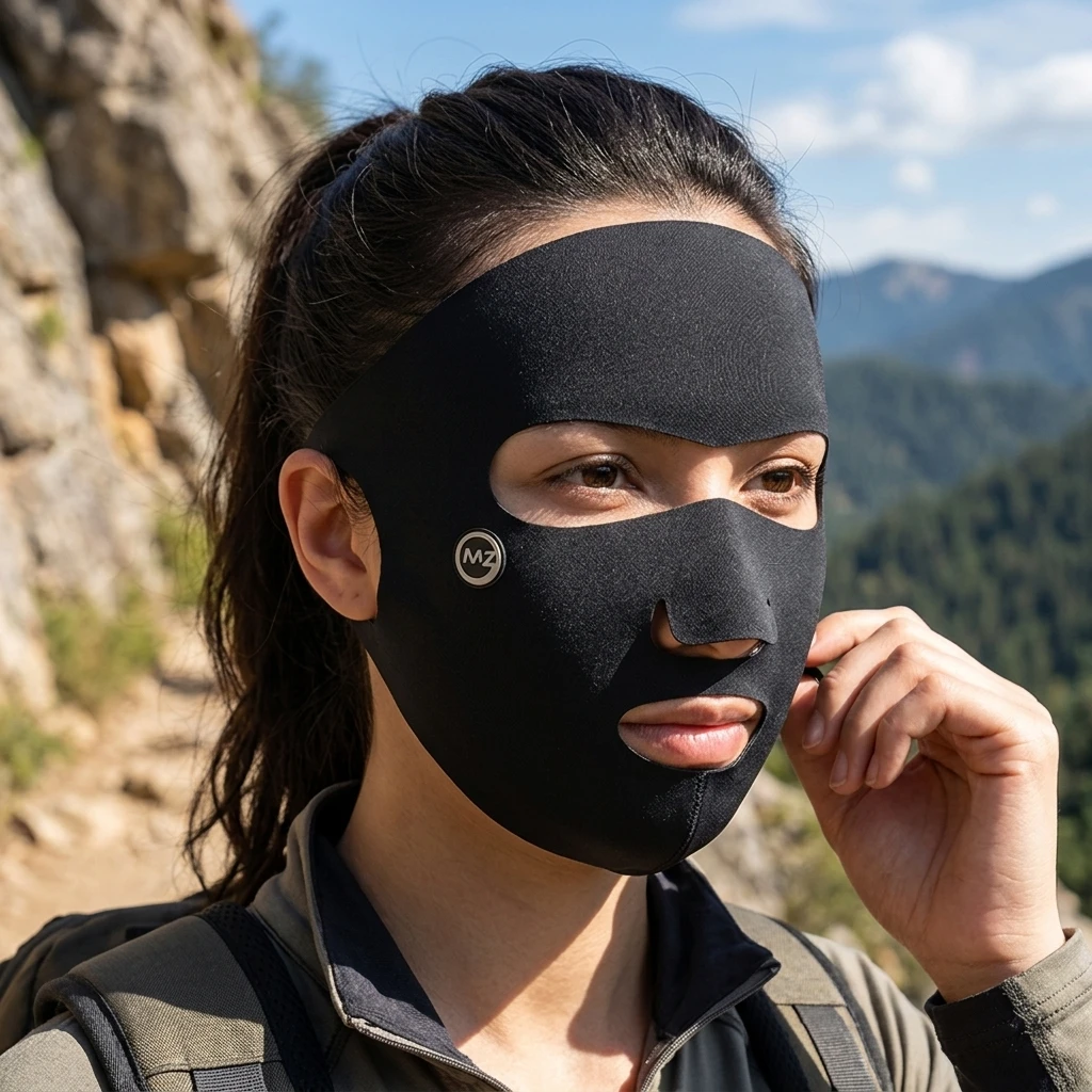 Women's Ice Silk Sun Protection Mask UPF50 3D Breathable Cooling Fabric Outdoor Face Cover for Summer Activities
Women's Ice Silk Sun Protection Mask UPF50 3D Breathable Cooling Fabric Outdoor Face Cover for Summer Activities