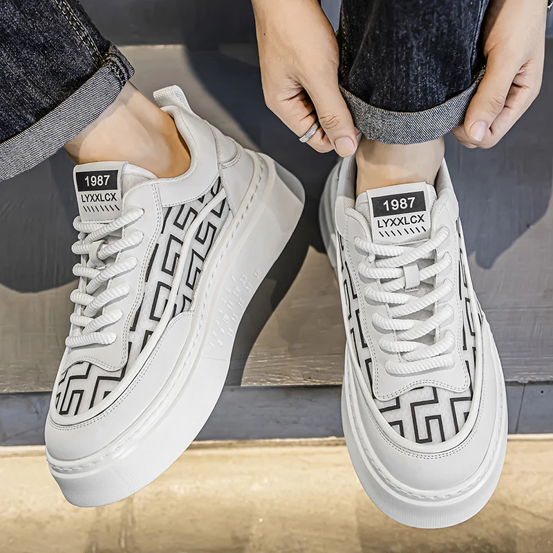2026 New Men's Shoes Breathable Thin Sports Casual White Shoes with Thick Sole Versatile Trendy Shoes for Adults Loafers Men
2026 New Men's Shoes Breathable Thin Sports Casual White Shoes with Thick Sole Versatile Trendy Shoes for Adults Loafers Men