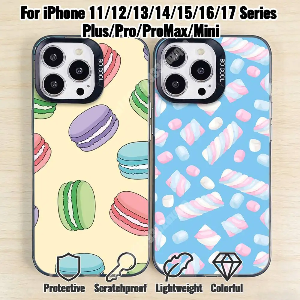 Macarons Candy Pattern Phone Case for iPhone 17 16 15 14 13 12 11 Pro Plus Max Mini X XS Silicone Hard Cover
Macarons Candy Pattern Phone Case for iPhone 17 16 15 14 13 12 11 Pro Plus Max Mini X XS Silicone Hard Cover